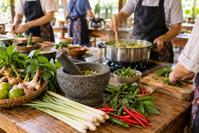 タイ料理教室（送迎つき）のイメージ