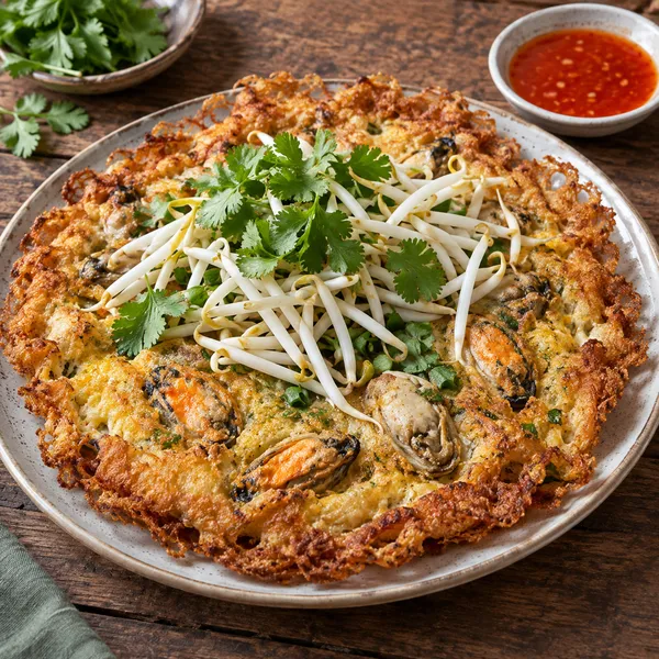 ホイトート（ムール貝のお好み焼き）のイメージ