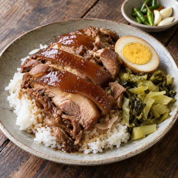 カオカームー（豚足煮込みご飯）のイメージ