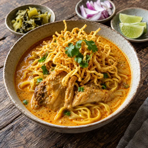 カオソーイ（北タイのココナッツカレー麺）のイメージ