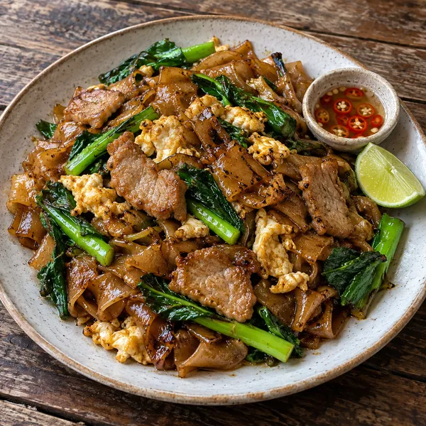 パッシーイウ（太麺の醤油炒め）のイメージ