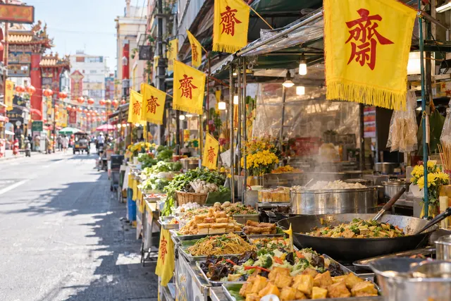 菜食祭（キンジェー）のヤワラートのイメージ